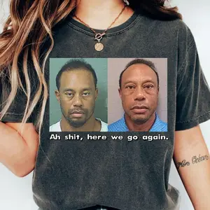 Tiger Woods DUI Mugshot 2026 T-Shirt, Golf Legend Shirt, Vintage Golf 2026 Tee, Sports Icon Apparel, Golf Fan Gift