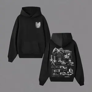 Attack on Titan ODM Gear Graphic Tee & Hoodie | Scout Regiment Logo Levi And Eren Yeager Shirt | AOT Merch Streetwear Style for True Fans