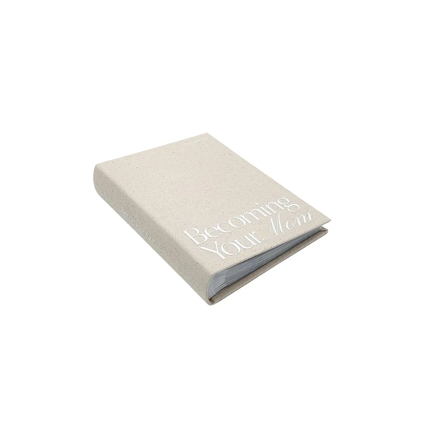 The Ceremony Club Becoming Your Mom Photo Album in Linen & White