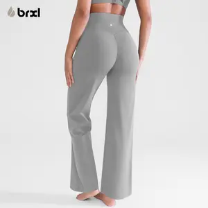 BRXL High-Waisted Flare Yoga Pants - Soft Wide Leg Workout Lounge Pants#outdoorfun #warmupforholiday