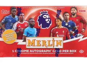 2025/26 Topps Merlin Premier League EPL Soccer Hobby Box