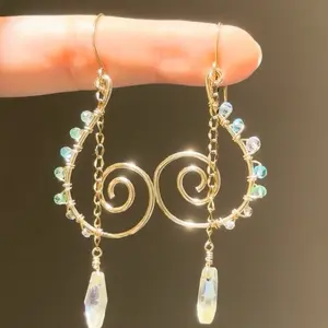 Seashell wired Earrings