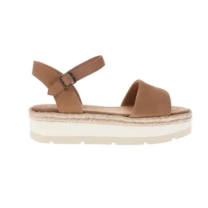 TOMS Womens Ronan Platform Casual Sandals Casual Low Heel 1-2" - Brown