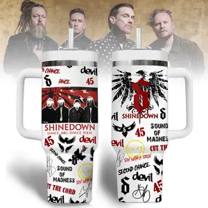 Shinedown Band Sound Of Madness Custom Cup 40 oz 20 oz Tumbler With Handle