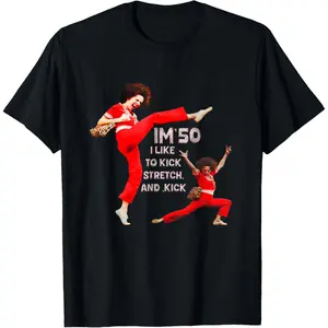 I'm Fifty Five-Oh 50 Funny Sally Kick Lady Omalley Birthday T-Shirt