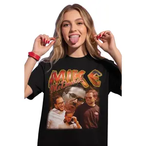 Mike McDaniel Vintage T-Shirt Unisex Cotton Graphic Tee Football Coach Fan Shirt