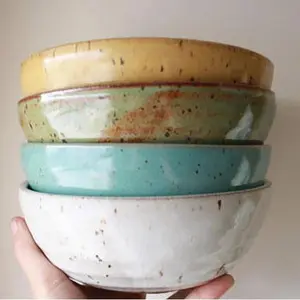 Handmade Ceramic Cereal Bowl by KJ Pottery - Artisan Dinnerware