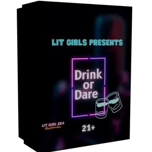Drink or Dare Card Game - Versatile Game for Ages 21 and Over, Includes Any Amount of Players, Safe and Fun Game Night Option
