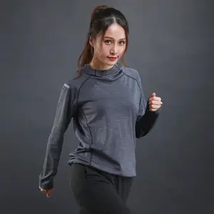 Women's Compression Hoodie Sportswear for Fitness and Running