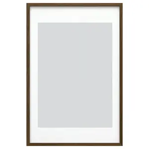 Frame, walnut effect, 24x36 "