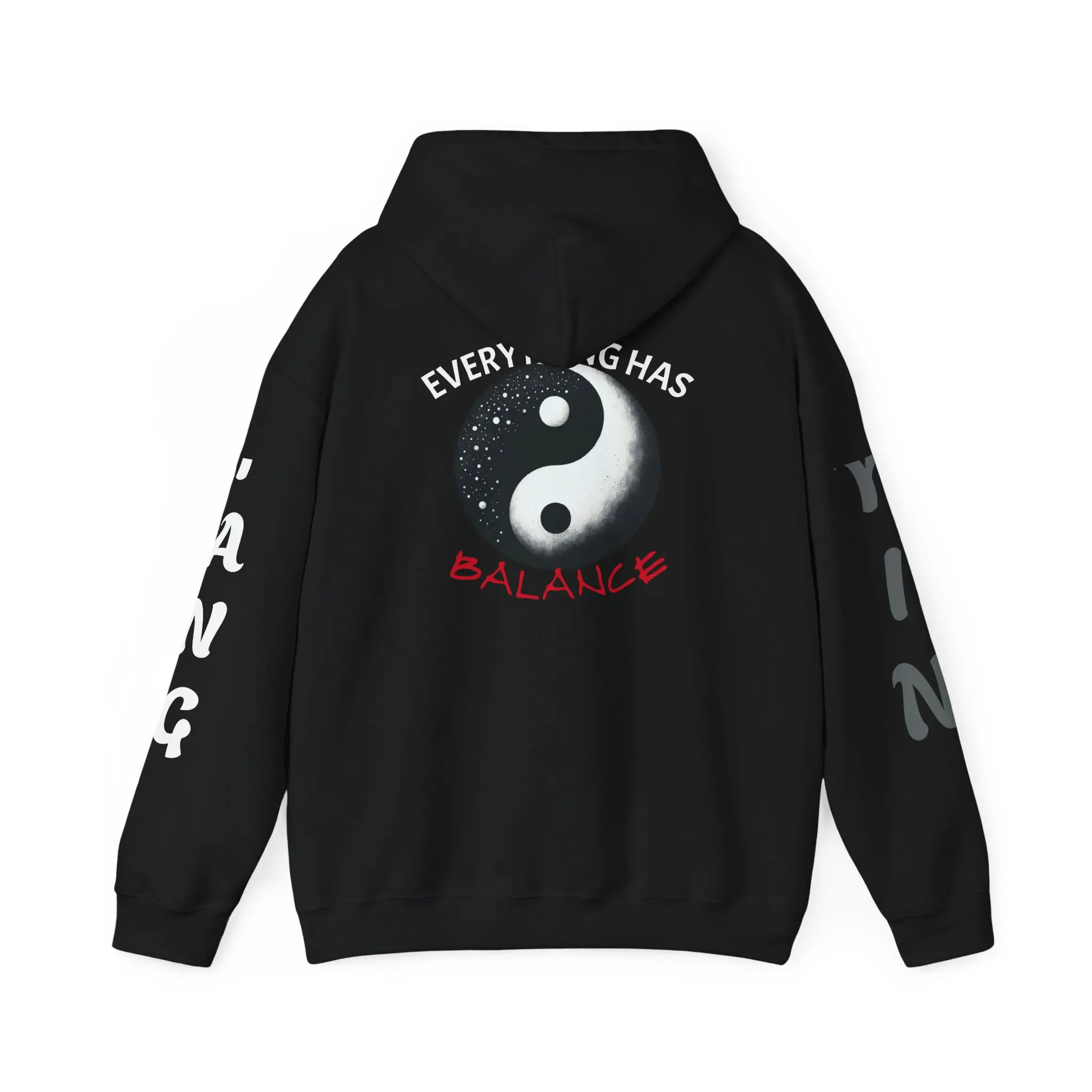 Balance Hoodie, Yin Yang Sweatshirt, Harmony Hoodie, Zen Pullover, Mindfulness Jumper, Equilibrium Hoodie, Inner Peace Sweater, Life Balance