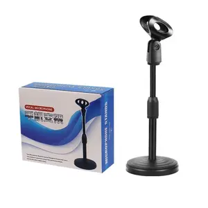 Multi-Purpose Desktop Microphone Stand, Multifunctional, Adjustable Height, Durable Material, Waterproof, Portable, Easy Installation, Ideal for Recording & Streaming