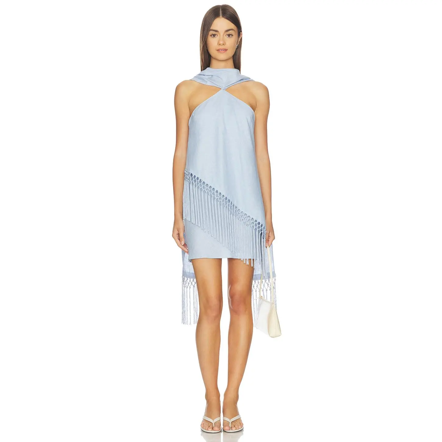 Amanda Uprichard Ava Dress in Baby Blue