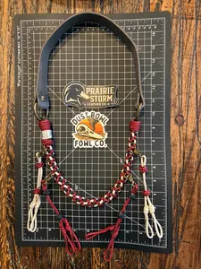 Hybrid Leather x Half Round Lanyard - Sooner Magic