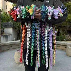 3D Printed Dragon Model, 1 Count Creative Desktop Decoration, Office Desktop Ornament for Holiday Gift, Home Decor, Creative Modern Decoration, Interior Decoration Accessories