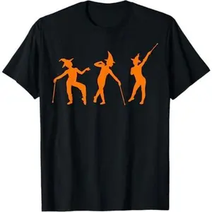 Halloween Baton Twirling Witch Majorette Dance Costume T-Shirt