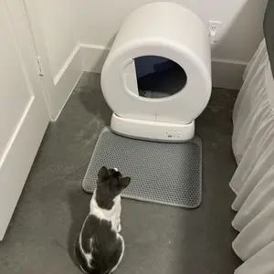 Product Review of Meowant SC01 Smart Litter Box – Self-Cleaning, Odor-Free, Pee Guard, Auto Safety Stop, App-Controlled with Mat & Liner from L**🍐