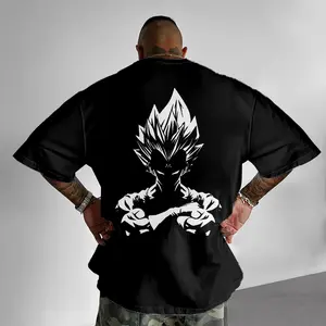 Urban Street Dragon Ball DBZ Vegeta Unisex Summer outfits men streetwear 80s 90s graphic tees cotton Anime tank tops men gifts