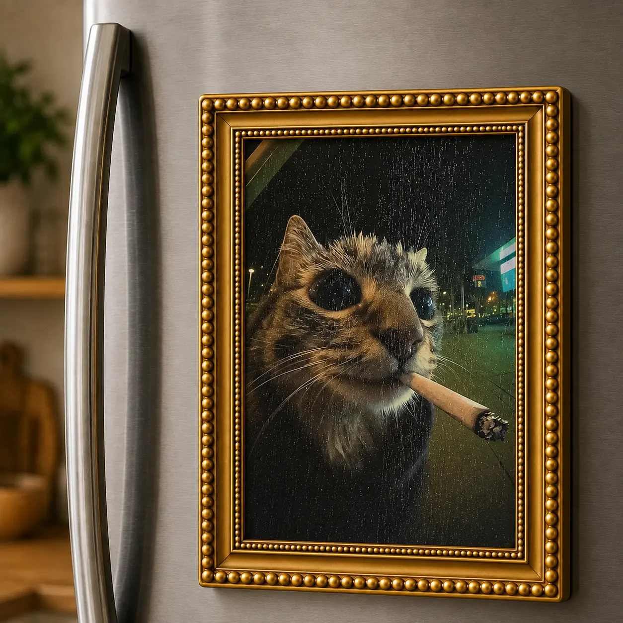 Humorous Cat Fridge Magnets, Decorative Items for Home And Office, Perfect for Festive Gifting!