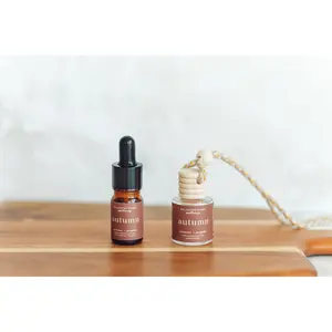Health & Wellness Multi-Size Autumn Sweet Cinnamon Pumpkin Essential Oil Blend - Aromatherapy Oil with Mint, Therapeutic Citrus Spices for Creating a Cozy Atmosphere