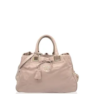 Pre-owned PRADA Leather tote bags Two Way Bag Calfskin Pink (qy010526d6)