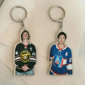 Heated Rivalry & Hollanov Inspired Acrylic Keychains / Bag Charms, Team Rozano Keychain