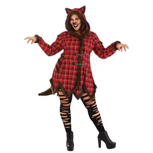 Plus Size Werewolf Coat Costume for Women