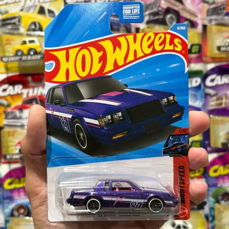 HW Purple 1987 Buick Regal GNX Diecast car treasure hunt 1:64 scale