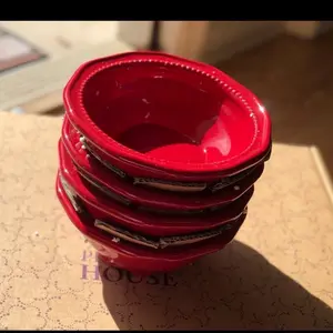 Juego de 4 platos para sopa princess house, línea Pavillion