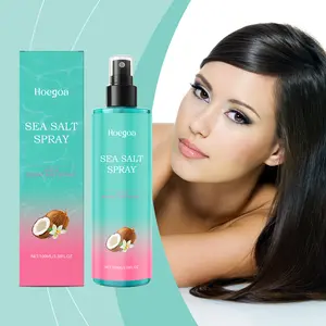 Sea Salt Spray for Hair, Texturizing & Volumizing Spray with Coconut & Ginger, No-Wash Hair Styling Spray for Beachy Waves, Refreshing Oil Control 100ml