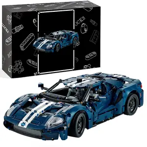 2022 GT Building Set for Adults - 1466 Pieces Collectible Kit W/Authentic Features, Ages 18+ - 1:12 Scale - Gifts for Men & Women - Display as Bedroom or Home Decor #Summervibes