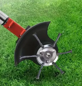 New Deal Steel Wire Wheel Grass Trimmer Head, Lightweight Lawn Mower Attachment, Electric Weed Eater Edger Tool for Garden Landscaping, Cutting Handle