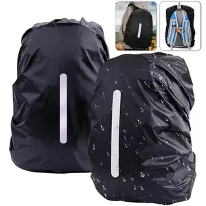 2-Pack Waterproof Rain Cover for Backpacks, Reflective Anti-Dust Theft-Proof Bike Hiking Camping Travel Gear Protector