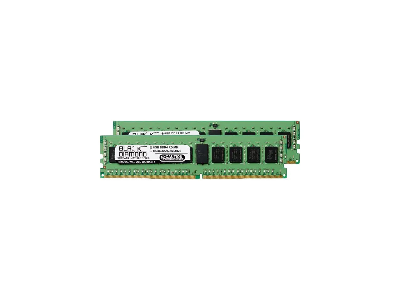 Black Diamond Memory 16GB (2 x 8GB) ECC Registered DDR4 2933 (PC4 23400) Server Memory Model BD8GX22933MQR26