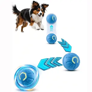 Pet Electric Toy Intelligent Bounce Ball, Interactive Dog Toy Ball, Durable Motion Sensor Auto Rolling Ball, Suitable for Small/medium Dogs, USB Charging
