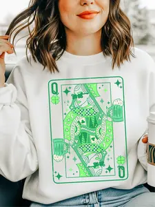 Queen of Ireland ~  Unisex Crewneck Sweatshirts Printed in the USA