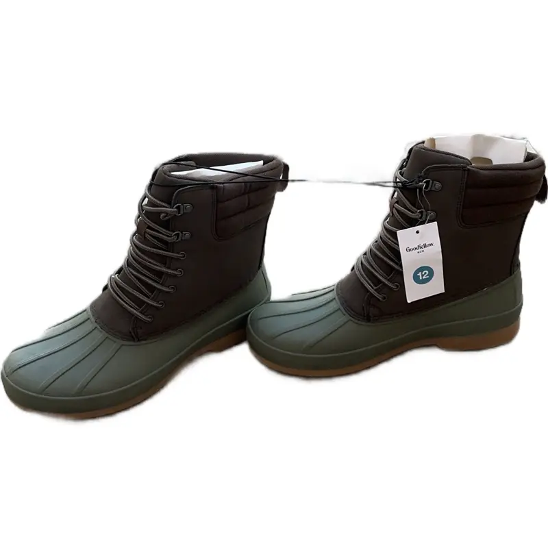 Goodfellow & Co Men's Cody Duck Boots - Size 12 green and brown new