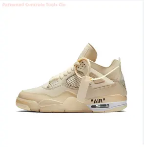 Retro Mid-Top Basketball Shoes in BlackBlueRed Mesh and Leather Upper with Semi-Transparent Wings and Gum Rubber Outsole