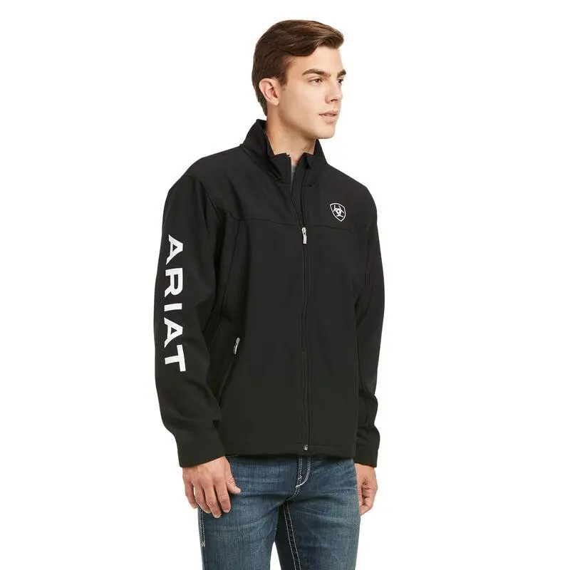 Ariat Men's New Team Softshell Black Jacket - 10019279 Ariat Men's New Team Softshell Black Jacket - 10019279