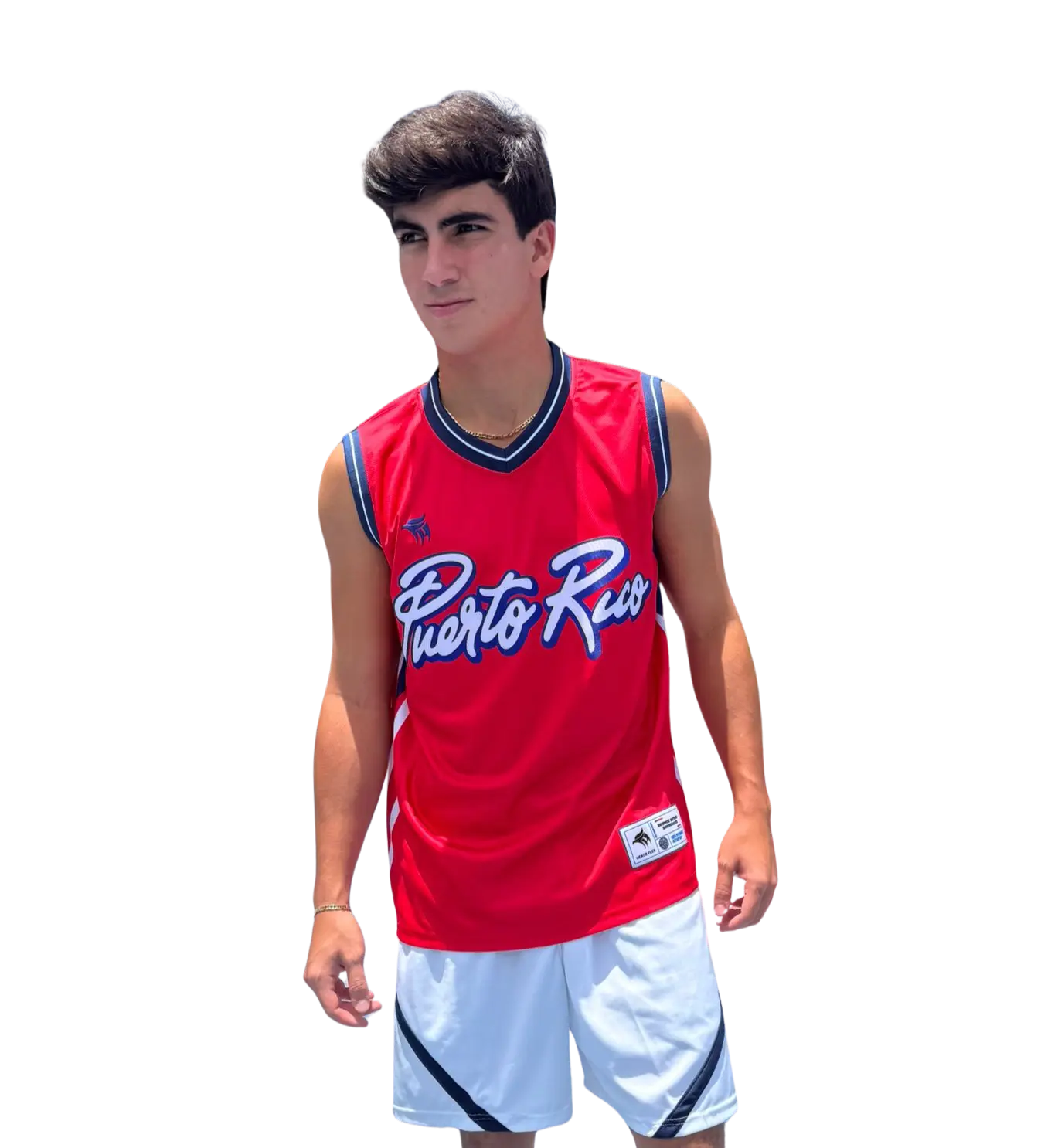 Puerto Rico Basketball Jersey Red Flag Edition | Sleeveless Mesh Jersey