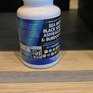 Product Review of Clean Nutraceuticals Sea Moss, Black Seed Oil, Ashwagandha, Turmeric, Bladderwrack, Burdock, Vitamin C, Vitamin D3 with Elderberry Manuka Supplement Capsules – MultiMineral from k**1