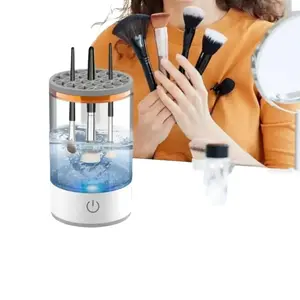 Makeup Brush Cleaner Automatic Rotating Makeup Brush Cleaner USB Portable Electric Cosmetic Makeup Brush Rotary Washing Machine
