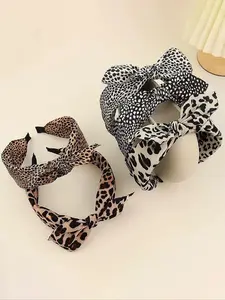 Leopard Pattern Hair Hoop, Elegant Hair Accessories for Women & Girls, Minimalist Headwear Suitable for Thick Hair, Zigzag Headband