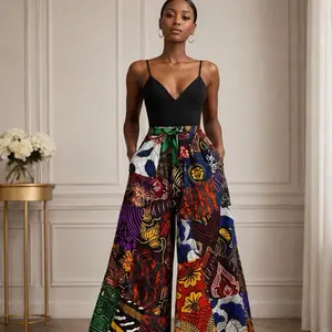 African print palazzo Pant