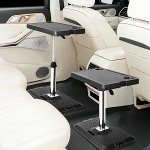Seat Tray Table, Adjustable  Desk for Laptop & Tablet, Multi-Function Travel Tray for Front Passenger/Rear/Driver Seat, Eating & Work Tray, Essentials Accessories for Long Trips
