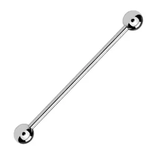 Classic Industrial Barbell 14G 316L Surgical Steel