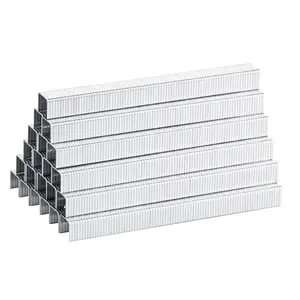T50 Staples 3/8 Inch Heavy Duty Galvanized Staples for Staple Gun, 20 Gauge 3/8" Crown, Compatible with T50 Staple Gun, Ideal for Upholstery, Construction, Furniture, 1512 Counts
