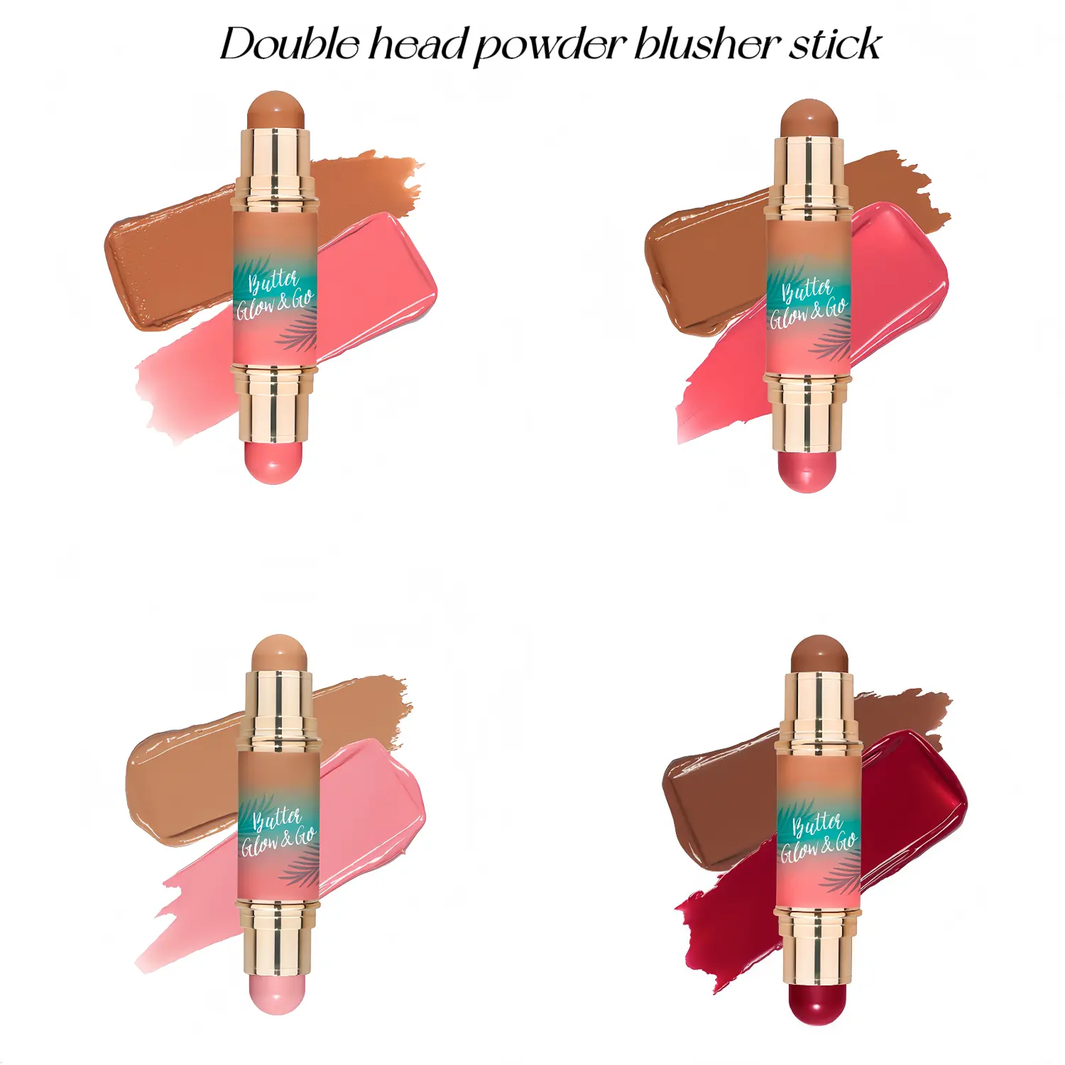 Dual-End Contour & Tint for a Natural Glow, Blendable & Smoothing Creamy Formula, Cool Toned Face Makeup for Adults, Cool Toned Makeup, Glowing Makeup