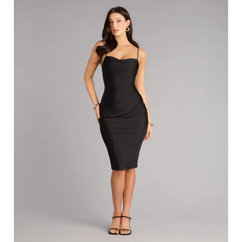 bodycon midsize midi dress outfit ideas