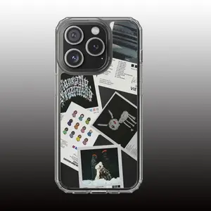 Suitable for iPhone 16 15 14 13 12 11  Drake Album Cover and Track List Transparent Silicone Shockproof Phone Case